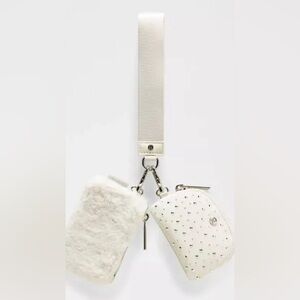Lululemon Dual Pouch Wristlet *Stu Bone/Silver